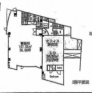 南青山笹野ビル2F 間取り図