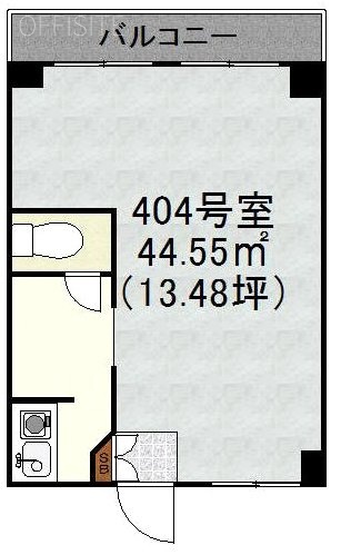 シャトレ代官山404 間取り図