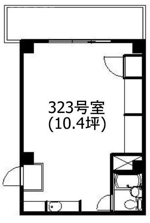 千駄ヶ谷ホリタン323 間取り図