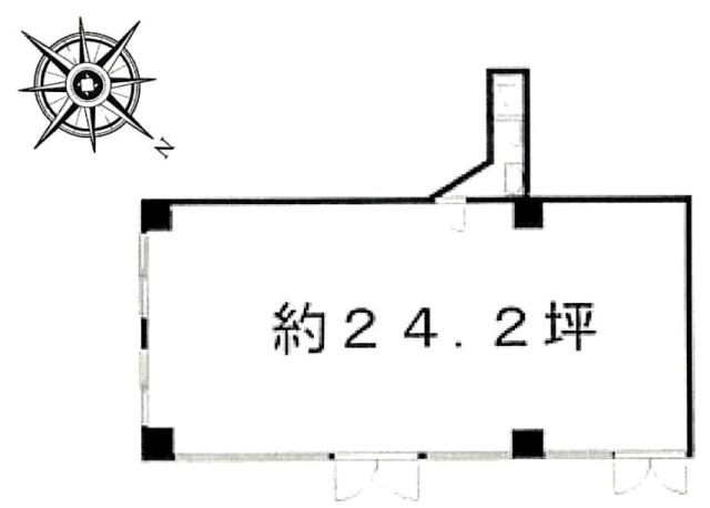 シャンボール大和郷ビル102 間取り図