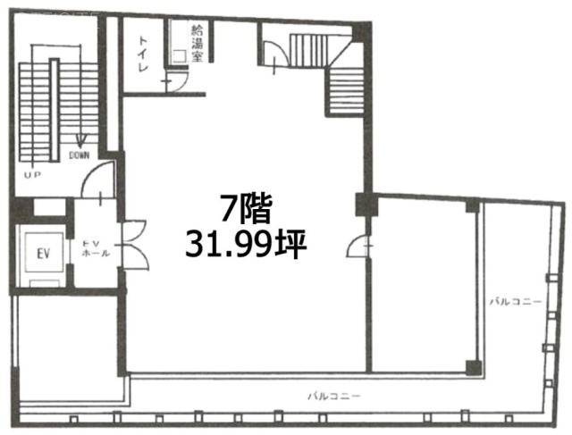 冨士エレベータービル7F 間取り図