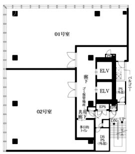 阪神阪急銀座ビル02 間取り図