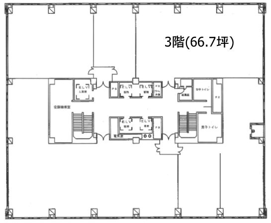 コンワビル3F 間取り図