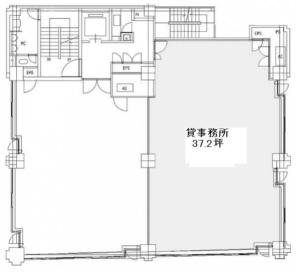 赤坂2丁目アネックスビル6F 間取り図
