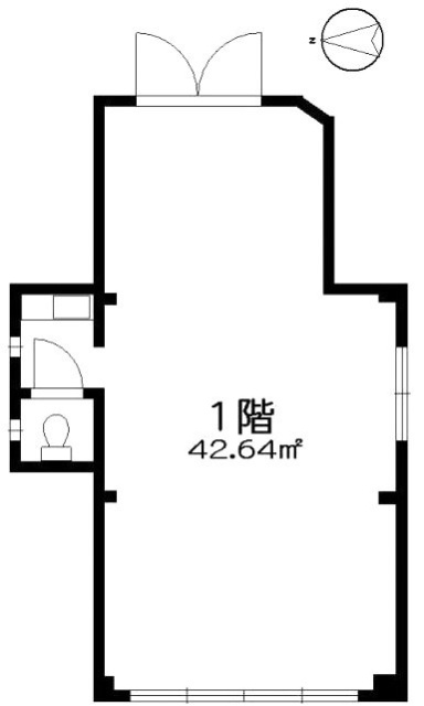 Nビル1F 間取り図