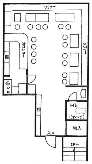 西山第1ビル2F 間取り図