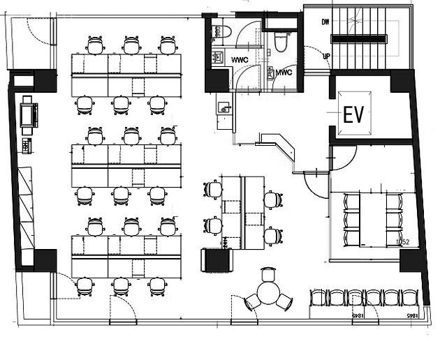 TQ蛎殻町2F 間取り図