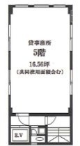 小川ビル5F 間取り図