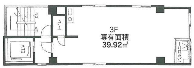 麻布IHビル3F 間取り図