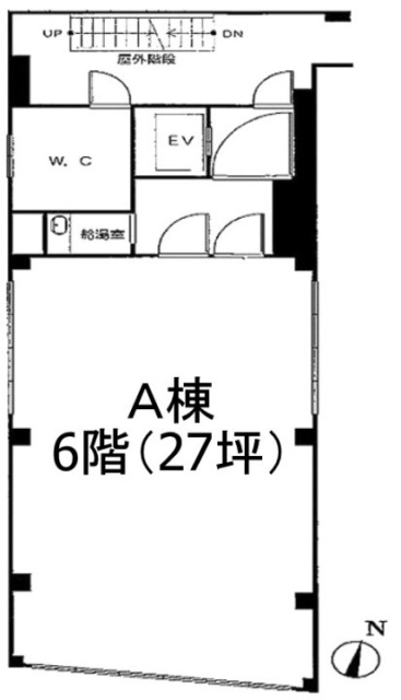 油商会館ビルA 間取り図