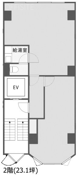 銀座葵ビル2F 間取り図