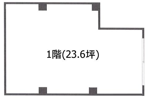 カツミビル1F 間取り図