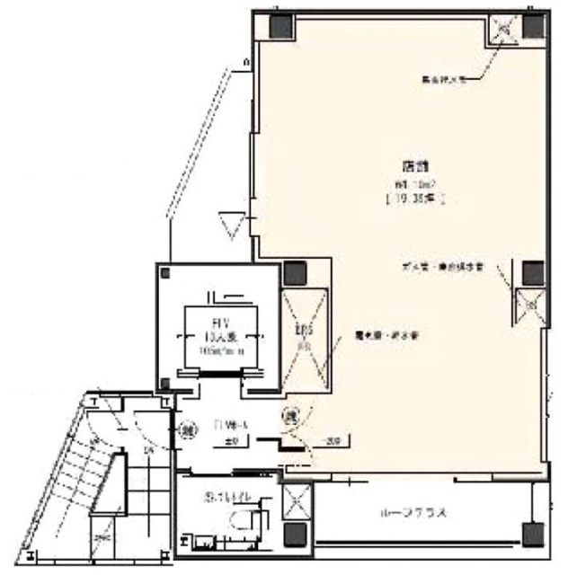グランベル恵比寿西ビル10F 間取り図
