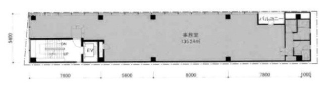 日本橋フジビル2F 間取り図