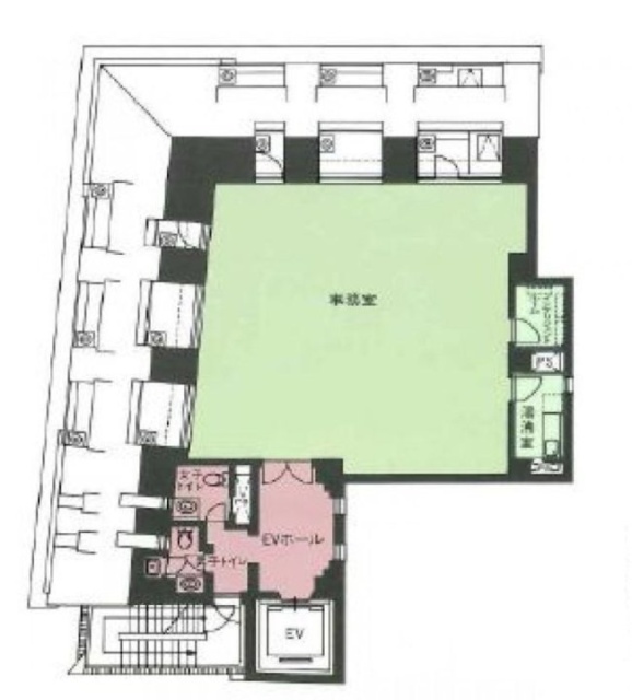 淡路町MHビル7F 間取り図