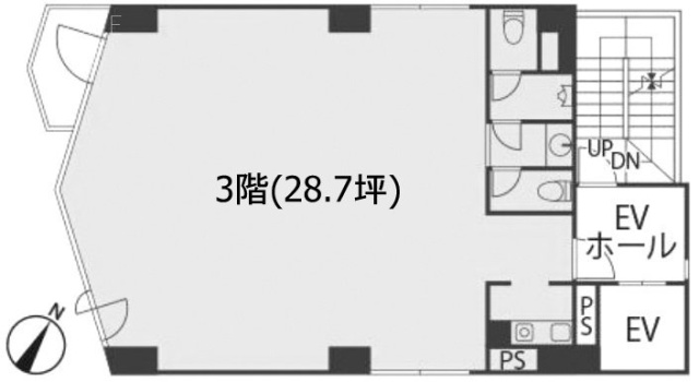 行雲ビル3F 間取り図