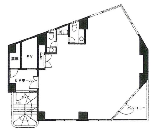 グローバル新神楽坂4F 間取り図