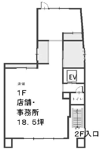 島田ビル1F 間取り図