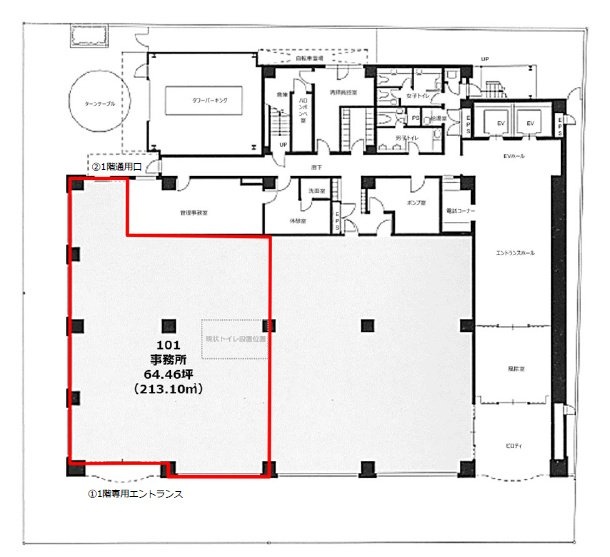 TPR厚木ビル101 間取り図