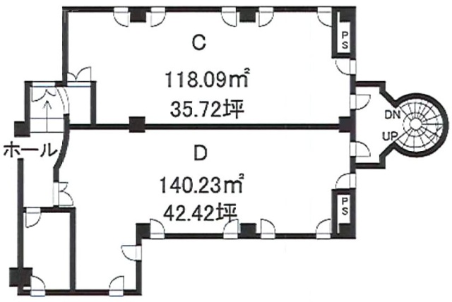 山口台ビルD 間取り図