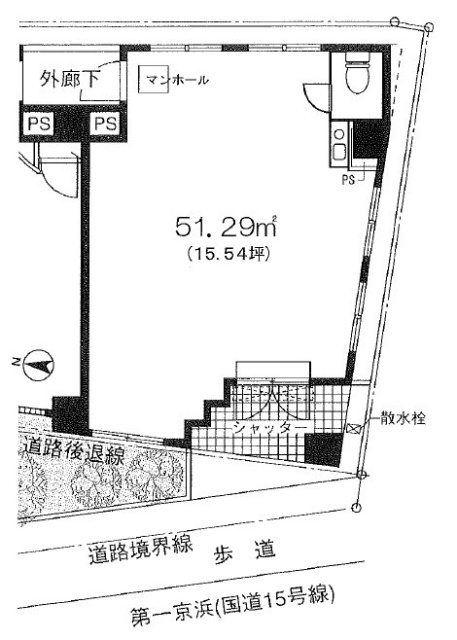 ドメイン品川シーサイド101 間取り図