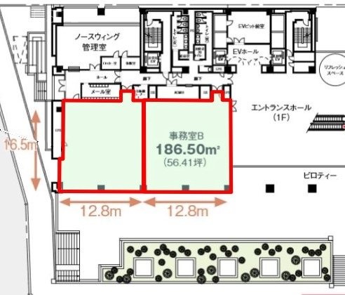 シーノ大宮ノースウィングビル102 間取り図