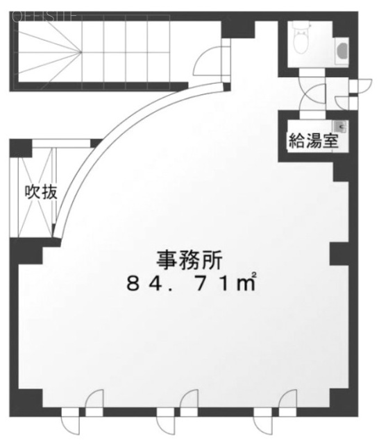 第5愛和ビル3F 間取り図