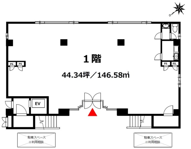 南青山MBDビル1F 間取り図