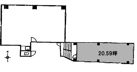 第2高総コーポ2F 間取り図