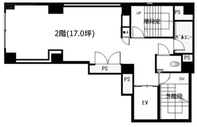 林ビル2F 間取り図