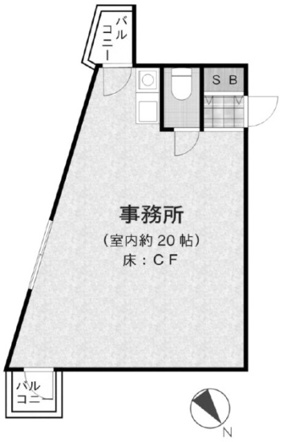 青山マトリックスビル103 間取り図