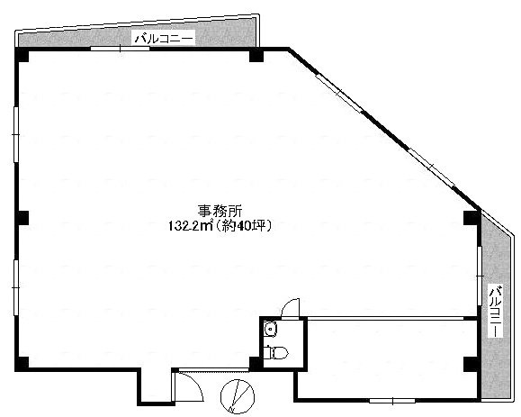 高野ビルA 間取り図