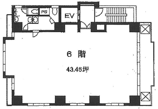 UKビル6F 間取り図