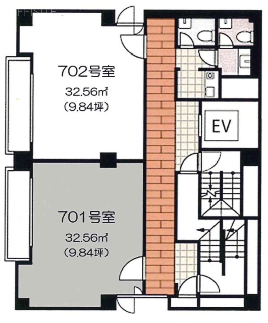 新川一丁目ビル7F 間取り図