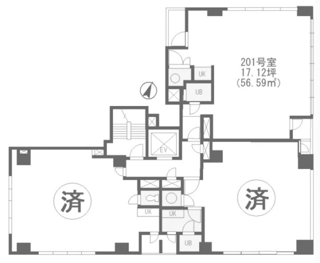 神田乗物町ビル201 間取り図