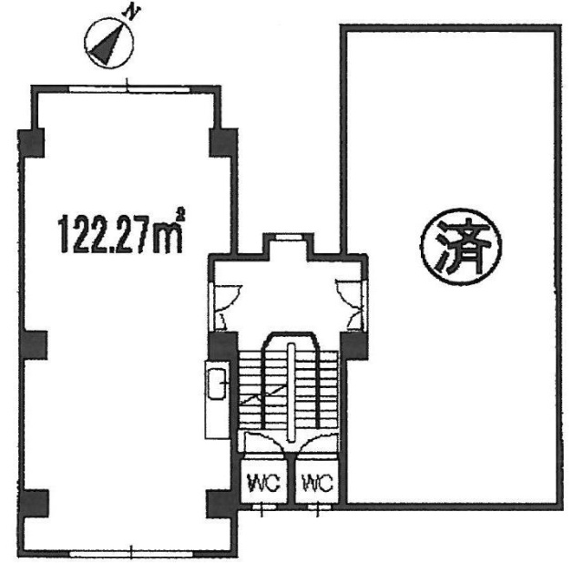 シオセブンビル3F 間取り図