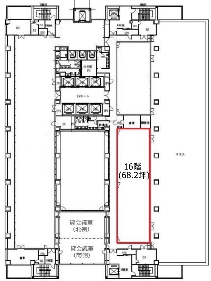 リバーサイド隅田16F 間取り図