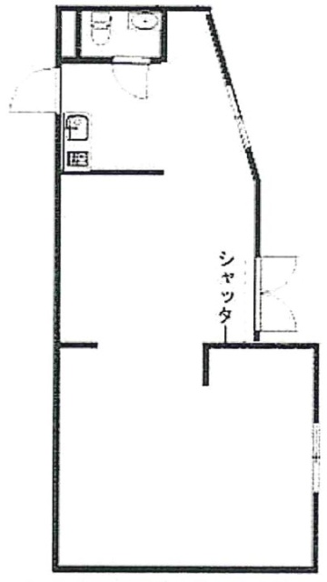 サザンパレス西日暮里ビル101 間取り図