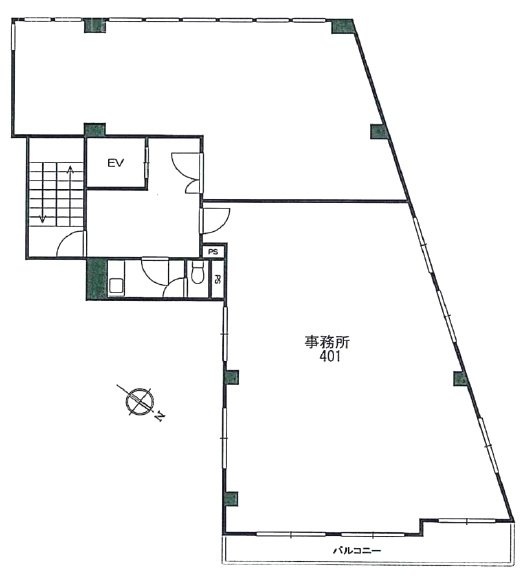 OKビル401 間取り図