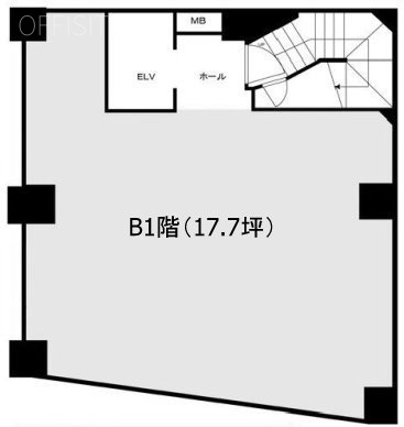 武田ビルB1F 間取り図