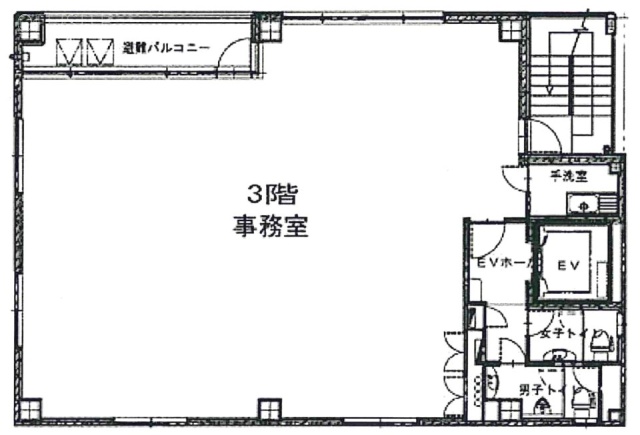 有隣ビル3F 間取り図