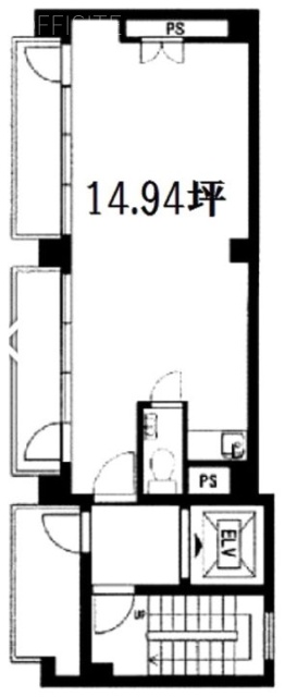 第2丸芝ビル5F 間取り図