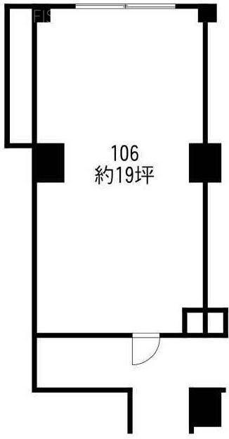 サンパークマンション高田馬場106 間取り図