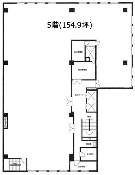 田源ビル5F 間取り図