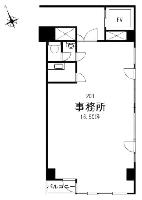 小沼ビル201 間取り図