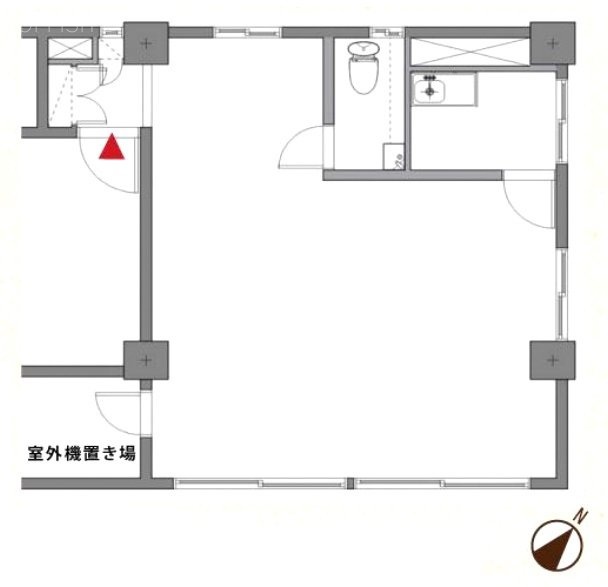 オークリッジ南青山ビル401 間取り図
