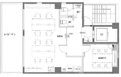 築地フロント7F 間取り図