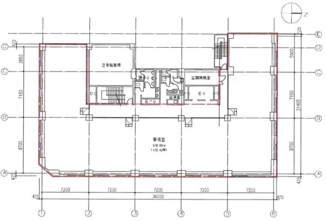 日土地亀戸ビル2F 間取り図