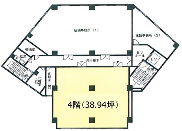 小林ビル4F 間取り図