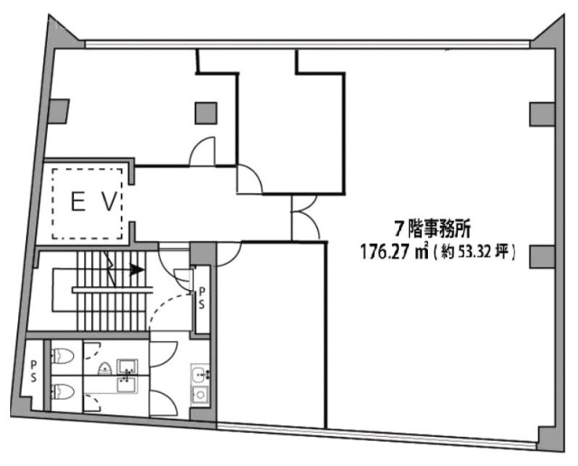 T-FRONTビル7F 間取り図